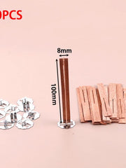 Wooden Candle Wicks - Natural High-Quality Supply for DIY Projects