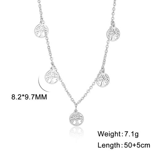 HIPEE Stainless Steel Pendant Necklace - Durable Fashion Accessory