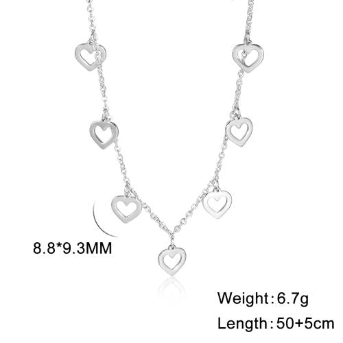 HIPEE Stainless Steel Pendant Necklace - Durable Fashion Accessory