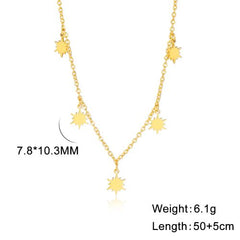 HIPEE Stainless Steel Pendant Necklace - Durable Fashion Accessory