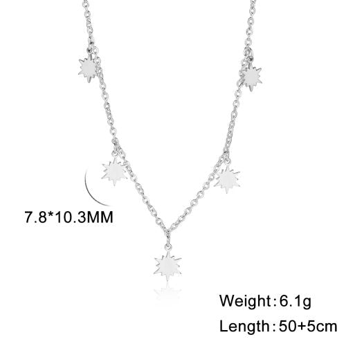 HIPEE Stainless Steel Pendant Necklace - Durable Fashion Accessory