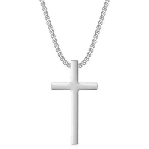 VQYSKO Stylish Stainless Steel Necklace - Fitness Tracker & Reminder - Silver