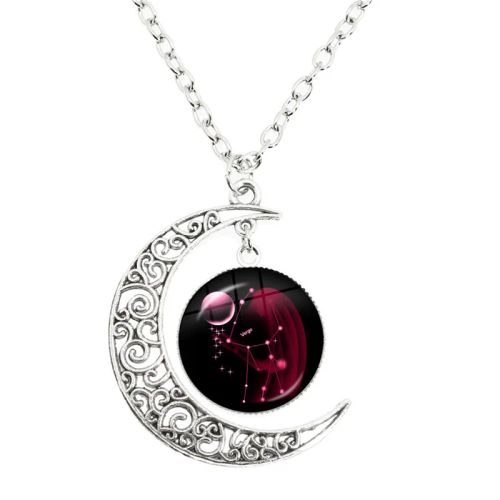 MSCHENGDORIS Moon Pendant Necklace - Trendy Fashion Accessory