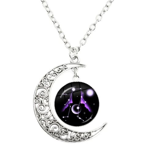 MSCHENGDORIS Moon Pendant Necklace - Trendy Fashion Accessory