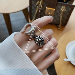 QMCOCO Adjustable Geometric Rings for Parties and Engagements