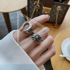 QMCOCO Adjustable Geometric Rings for Parties and Engagements