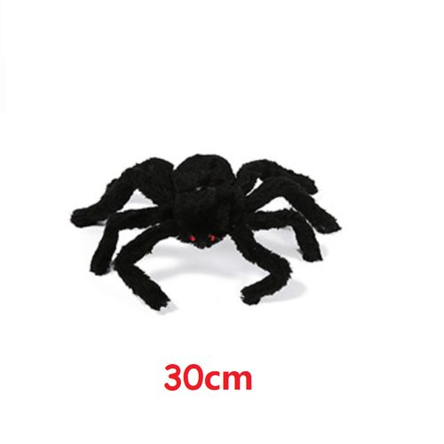 Realistic Plush Spider Decoration for Halloween Parties & Events - 30cm black