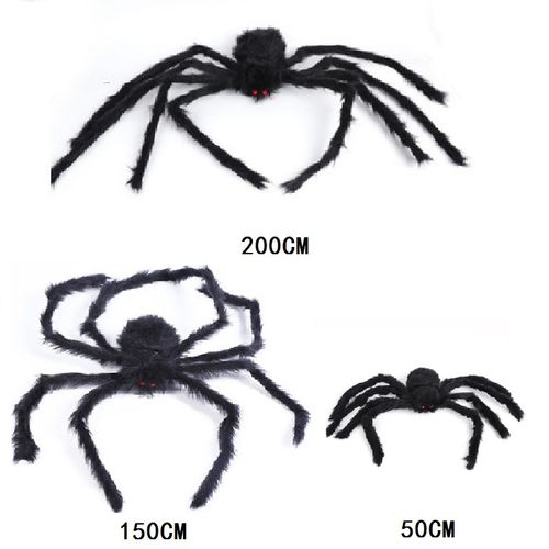 Realistic Plush Spider Decoration for Halloween Parties & Events