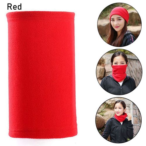 Multifunctional Polar Fleece Neck Warmer - Lightweight & Versatile Scarf