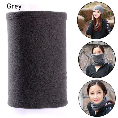 Multifunctional Polar Fleece Neck Warmer - Lightweight & Versatile Scarf