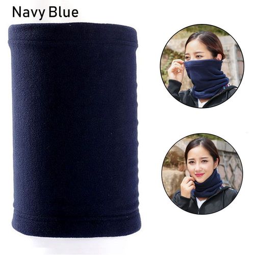 Multifunctional Polar Fleece Neck Warmer - Lightweight & Versatile Scarf