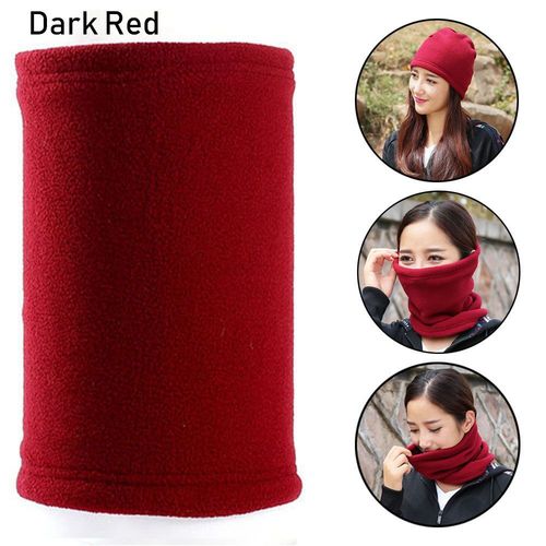 Multifunctional Polar Fleece Neck Warmer - Lightweight & Versatile Scarf