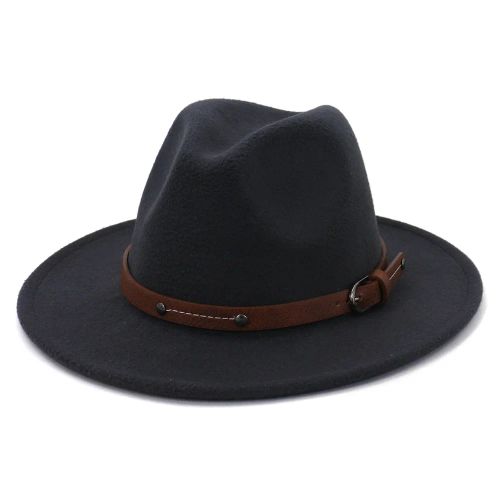 IF IFOND Warm Winter Fedora Hat for Outdoor Comfort