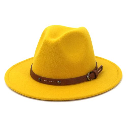 IF IFOND Warm Winter Fedora Hat for Outdoor Comfort