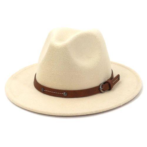 IF IFOND Warm Winter Fedora Hat for Outdoor Comfort