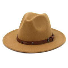 IF IFOND Warm Winter Fedora Hat for Outdoor Comfort