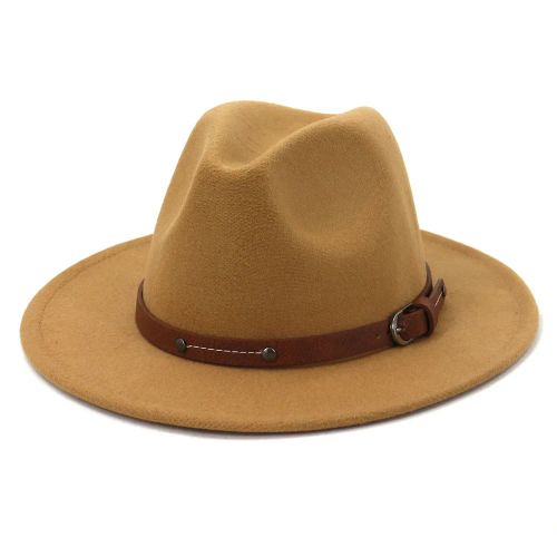 IF IFOND Warm Winter Fedora Hat for Outdoor Comfort
