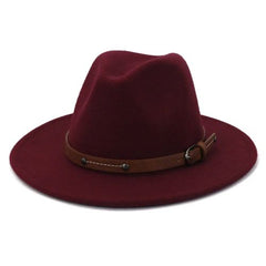 IF IFOND Warm Winter Fedora Hat for Outdoor Comfort