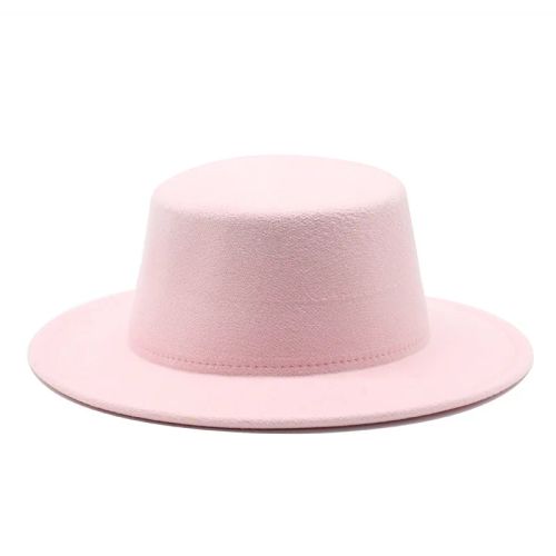 IF IFOND Kids Felted Fedora Hat - Warm & Stylish Winter Accessory - Pink