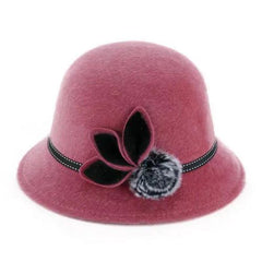 Stylish Wool and Acrylic Fedora Hat for Winter - Fashionable & Warm
