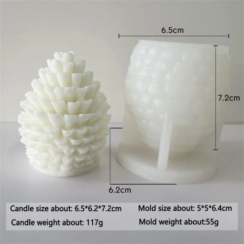 FM-SM9971 Silicone Flower Moulds - Versatile Baking Tool for Creators - Pine cones 1