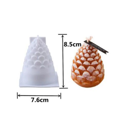 FM-SM9971 Silicone Flower Moulds - Versatile Baking Tool for Creators - Pine cones 2