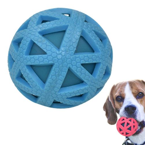 Durable Dog Toy Ball - Lightweight & Fun Interactive Pet Toy - Red