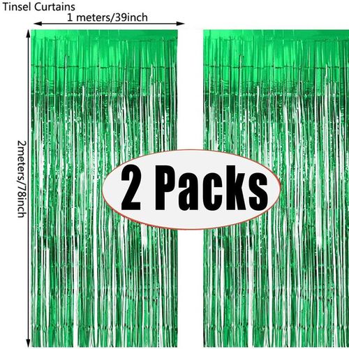 TingBabyer PVC Decorative Banners - 2m for Parties & Celebrations - As Picture / green