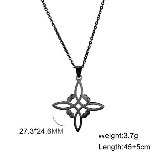 Skyrim Witch’s Knot Necklace - Protection Symbol - Pendant Necklace