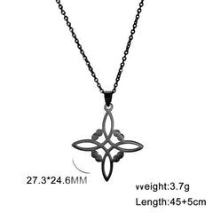 Skyrim Witch’s Knot Necklace - Protection Symbol - Pendant Necklace