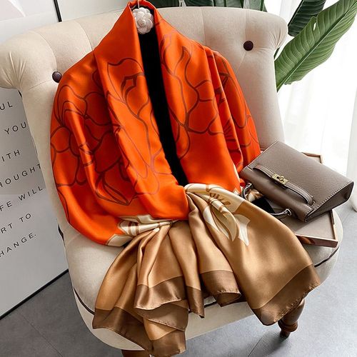 Luxurious Striped Chiffon Shawl - Versatile Beach Wrap & Scarf