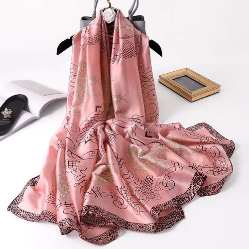 Luxurious Striped Chiffon Shawl - Versatile Beach Wrap & Scarf