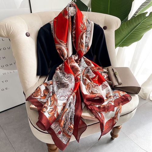 Luxurious Striped Chiffon Shawl - Versatile Beach Wrap & Scarf