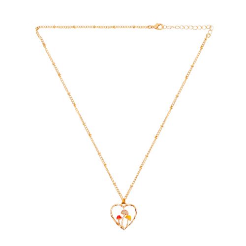 Makersland Cute Mushroom Necklace - Charming Fashion Accessory - mushroom necklace