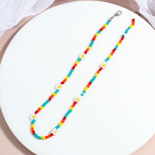 Lifefontier Colourful Beaded Necklace - Handmade Fashion Jewelry