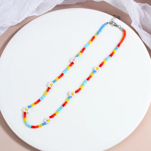 Lifefontier Colourful Beaded Necklace - Handmade Fashion Jewelry - N106595N