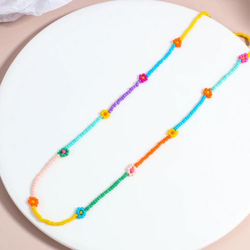 Lifefontier Colourful Beaded Necklace - Handmade Fashion Jewelry