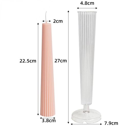 ZINBOOM Silicone Spiral Candle Mold for Unique Home Decor & Gifts