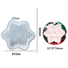 ZINBOOM Snowflake Silicone Mould for Versatile Holiday Home Decor