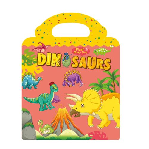 skxnier DIY Scene Sticker Book - Cognitive Development & Fun Games - Dinosaur