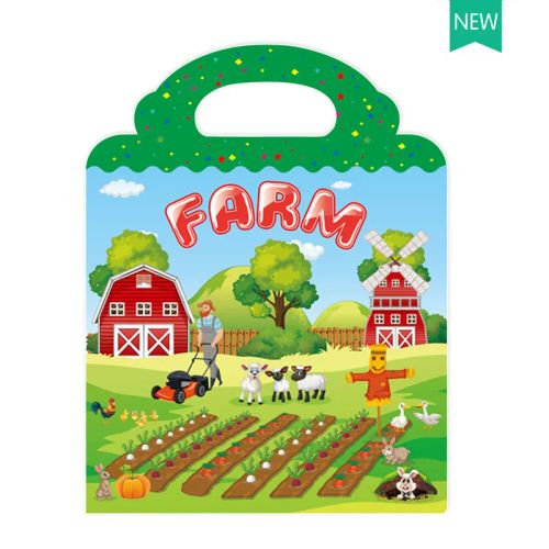 skxnier DIY Scene Sticker Book - Cognitive Development & Fun Games