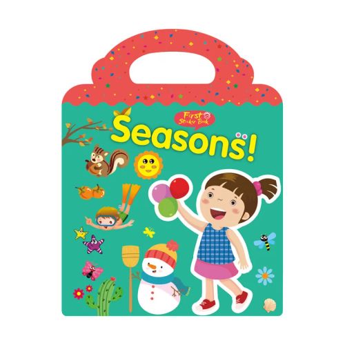 skxnier DIY Scene Sticker Book - Cognitive Development & Fun Games - Seasons