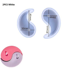 Silicone Tai Chi Yin Yang Candle Mold for Creative Soap & Wax Making