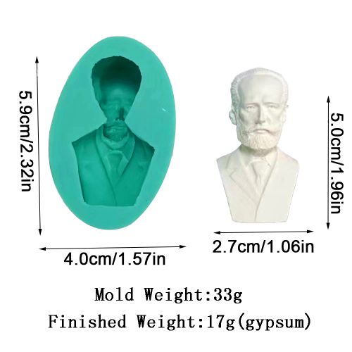Diyclan Silicone Mould - Reusable & Temperature Resistant for Crafting - F1465DS