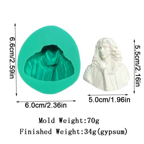 Diyclan Silicone Mould - Reusable & Temperature Resistant for Crafting