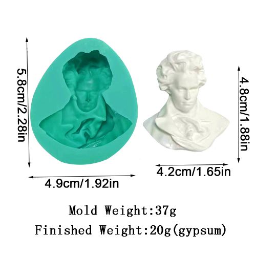 Diyclan Silicone Mould - Reusable & Temperature Resistant for Crafting - F1469DS