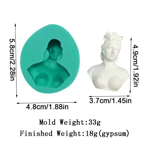 Diyclan Silicone Mould - Reusable & Temperature Resistant for Crafting - F1473DS