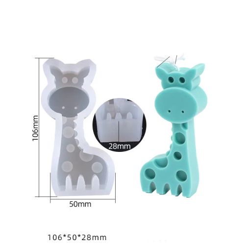 Animal Shaped Candle Mold - Creative Silicone for Handmade Decoration