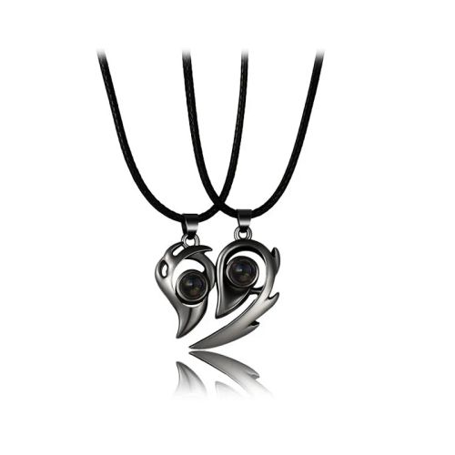 Rinhoo Heart Pendant Necklace - Stylish Design for Anniversaries - NC21Y0455-3