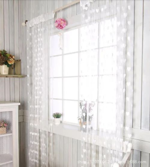 Novelty Tassel Curtains - Stylish Home Decor - Modern String Curtains - white